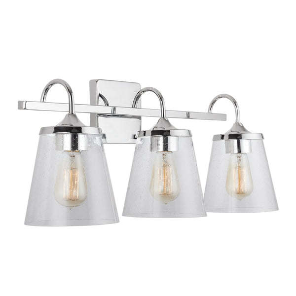 Three Light Vanity from the Jayne Collection in Chrome Finish by Capital Lighting