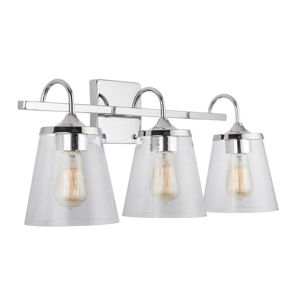 Capital Lighting - 139132CH-496 - Three Light Vanity - Jayne - Chrome from Lighting & Bulbs Unlimited in Charlotte, NC