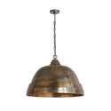 One Light Pendant from the Sedona Collection in Oxidized Brass Finish by Capital Lighting
