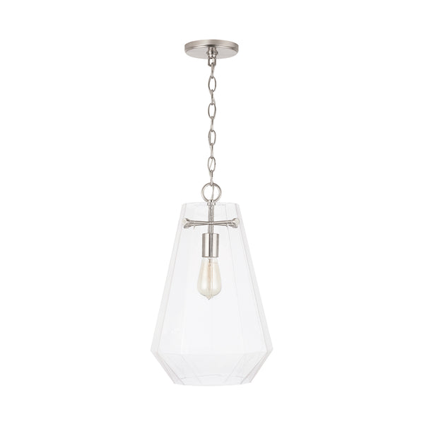 Capital Lighting - 338316BN - One Light Pendant - Lee - Brushed Nickel from Lighting & Bulbs Unlimited in Charlotte, NC