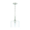 Capital Lighting - 339311BN - One Light Pendant - Carter - Brushed Nickel from Lighting & Bulbs Unlimited in Charlotte, NC