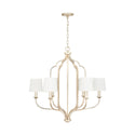 Capital Lighting - 438761WG-698 - Six Light Chandelier - Ophelia - Winter Gold from Lighting & Bulbs Unlimited in Charlotte, NC