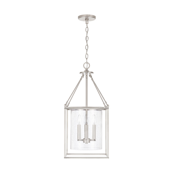 Capital Lighting - 532843BN - Four Light Pendant - Cooper - Brushed Nickel from Lighting & Bulbs Unlimited in Charlotte, NC
