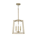 Four Light Foyer Pendant from the Thea Collection in Aged Brass Finish by Capital Lighting