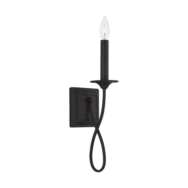 Capital Lighting - 637211BI - One Light Wall Sconce - Vincent - Black Iron from Lighting & Bulbs Unlimited in Charlotte, NC