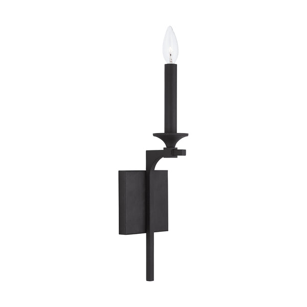Capital Lighting - 637311BI - One Light Wall Sconce - Clint - Black Iron from Lighting & Bulbs Unlimited in Charlotte, NC