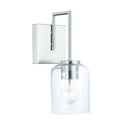 One Light Wall Sconce from the Carter Collection in Brushed Nickel Finish by Capital Lighting