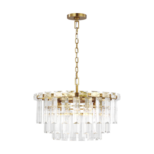 Visual Comfort Studio - CC12610BBS - Ten Light Chandelier - Arden - Burnished Brass from Lighting & Bulbs Unlimited in Charlotte, NC
