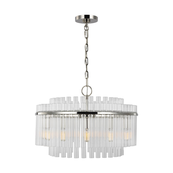 Visual Comfort Studio - CC12812PN - 12 Light Chandelier - Beckett - Polished Nickel from Lighting & Bulbs Unlimited in Charlotte, NC