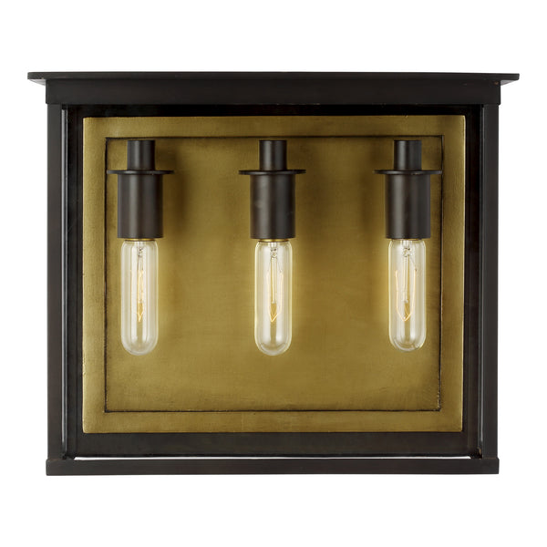 Visual Comfort Studio - CO1223HTCP - Three Light Outdoor Wall Lantern - Freeport - Heritage Copper from Lighting & Bulbs Unlimited in Charlotte, NC