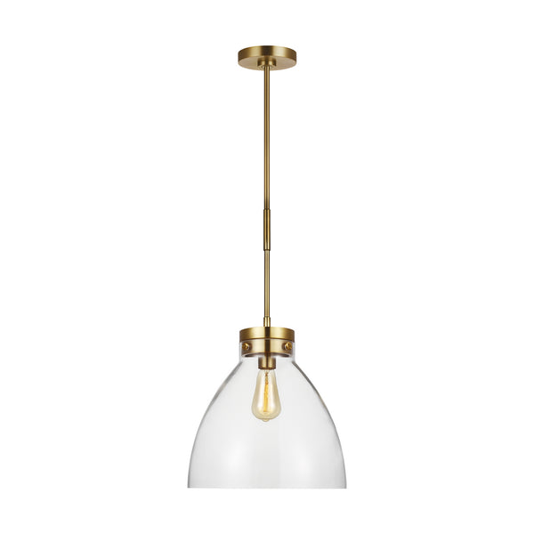 Visual Comfort Studio - CP1121BBS - One Light Pendant - Garrett - Burnished Brass from Lighting & Bulbs Unlimited in Charlotte, NC