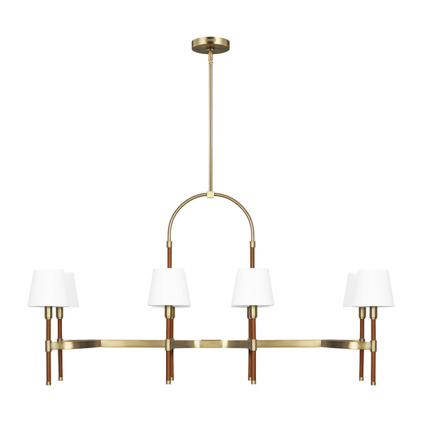 Visual Comfort Studio - LC1028TWB - Eight Light Chandelier - Katie - Time Worn Brass from Lighting & Bulbs Unlimited in Charlotte, NC