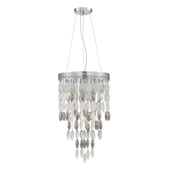 Crystorama - HUD-A2216-CH - Six Light Chandelier - Hudson - Polished Chrome from Lighting & Bulbs Unlimited in Charlotte, NC