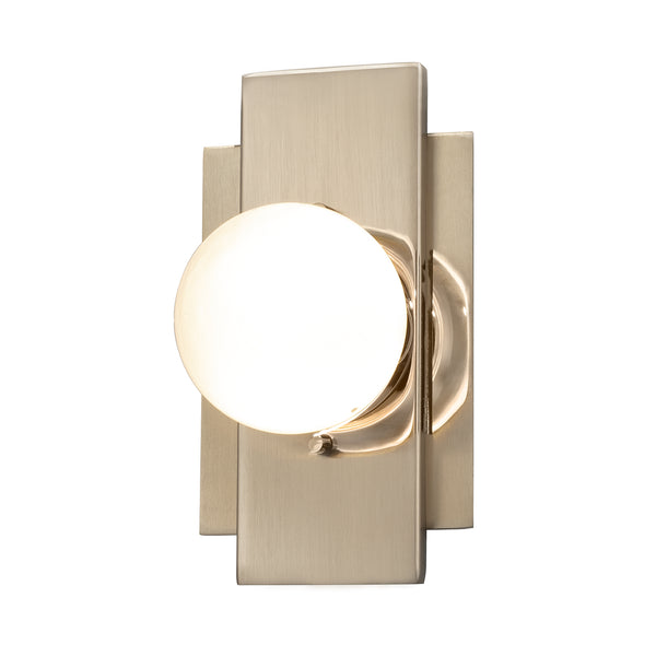 Justice Designs - FSN-4041-CLOP-BRSS - LED Wall Sconce - Luna - Brushed Brass from Lighting & Bulbs Unlimited in Charlotte, NC