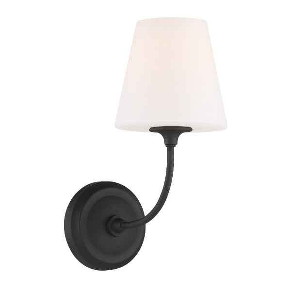 Crystorama - 2441-OP-BF - One Light Wall Mount - Sylvan - Black Forged from Lighting & Bulbs Unlimited in Charlotte, NC