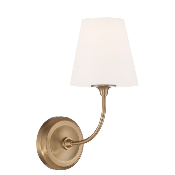 Crystorama - 2441-OP-VG - One Light Wall Mount - Sylvan - Vibrant Gold from Lighting & Bulbs Unlimited in Charlotte, NC