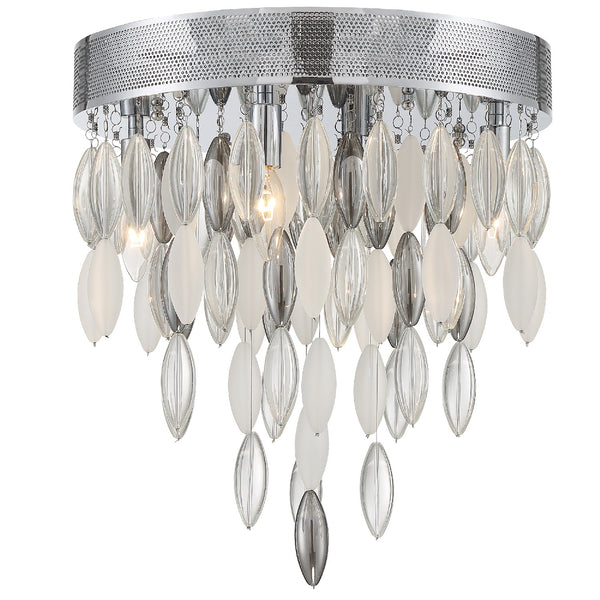 Crystorama - HUD-A2214-CH - Four Light Ceiling Mount - Hudson - Polished Chrome from Lighting & Bulbs Unlimited in Charlotte, NC