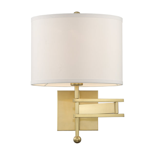 Crystorama - MAR-A8031-AG - One Light Wall Mount - Marshall - Aged Brass from Lighting & Bulbs Unlimited in Charlotte, NC