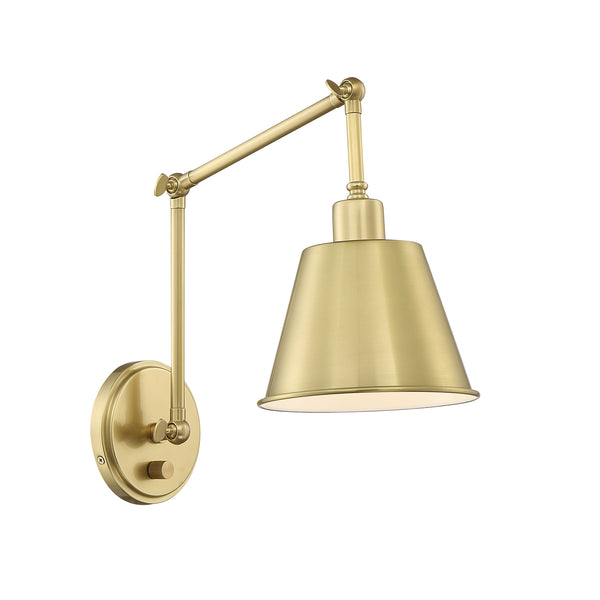 Crystorama - MIT-A8021-AG - One Light Wall Mount - Mitchell - Aged Brass from Lighting & Bulbs Unlimited in Charlotte, NC