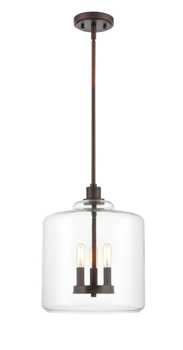 Millennium - 6933-RBZ - Three Light Pendant - Asheville - Rubbed Bronze from Lighting & Bulbs Unlimited in Charlotte, NC