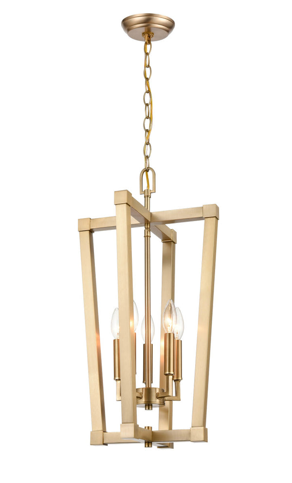 Millennium - 9125-MG - Five Light Pendant - Modern Gold from Lighting & Bulbs Unlimited in Charlotte, NC