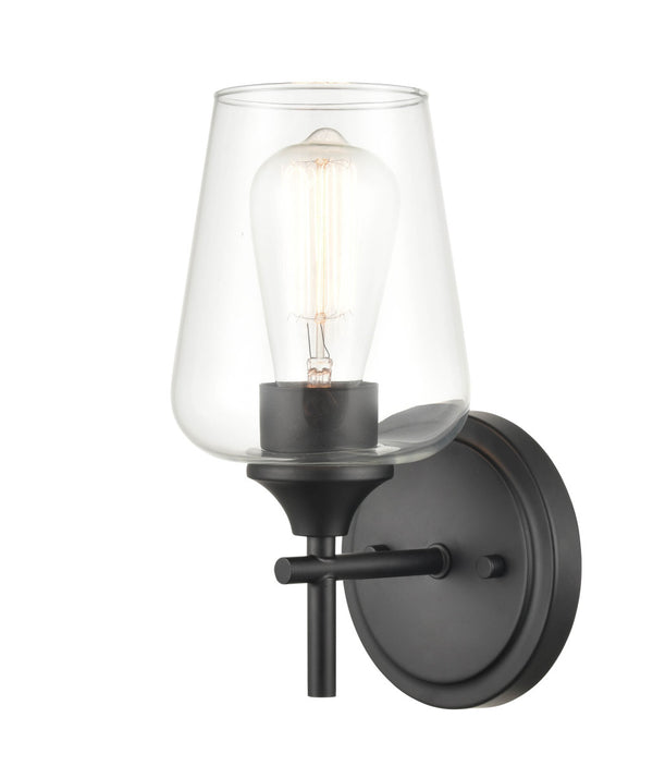 Millennium - 9701-MB - One Light Wall Sconce - Ashford - Matte Black from Lighting & Bulbs Unlimited in Charlotte, NC