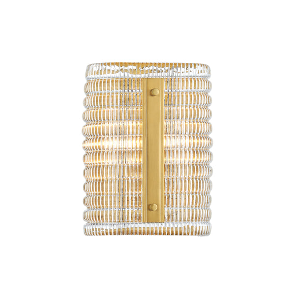 Hudson Valley - 2852-AGB - Two Light Wall Sconce - Athens - Aged Brass from Lighting & Bulbs Unlimited in Charlotte, NC