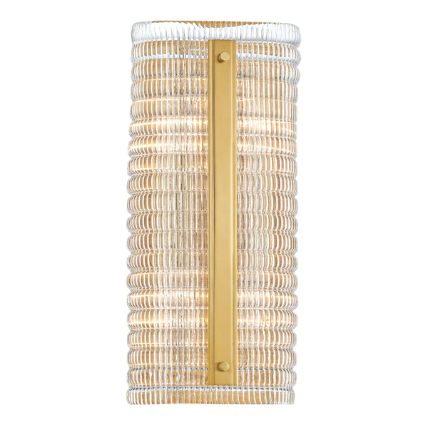 Hudson Valley - 2854-AGB - Four Light Wall Sconce - Athens - Aged Brass from Lighting & Bulbs Unlimited in Charlotte, NC
