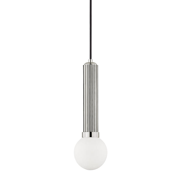 Hudson Valley - 5104-PN - One Light Pendant - Reade - Polished Nickel from Lighting & Bulbs Unlimited in Charlotte, NC