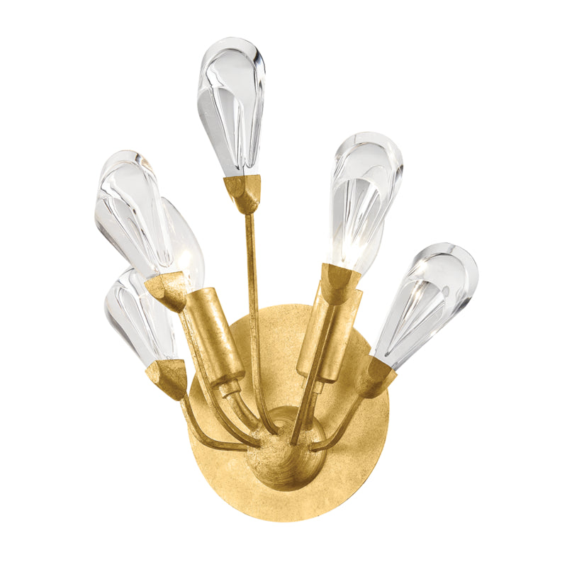 Hudson Valley - 7200-GL - Two Light Wall Sconce - Tulip - Gold Leaf from Lighting & Bulbs Unlimited.