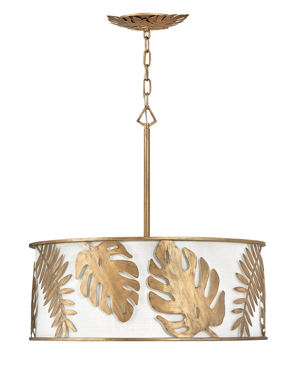 Fredrick Ramond - FR35105BNG - LED Chandelier - Botanica - Burnished Gold from Lighting & Bulbs Unlimited in Charlotte, NC