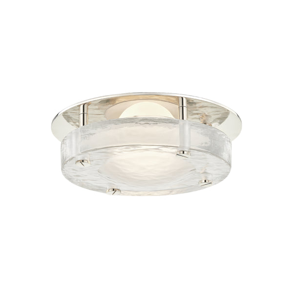 Hudson Valley - 9208-PN - LED Flush Mount - Heath - Polished Nickel from Lighting & Bulbs Unlimited in Charlotte, NC