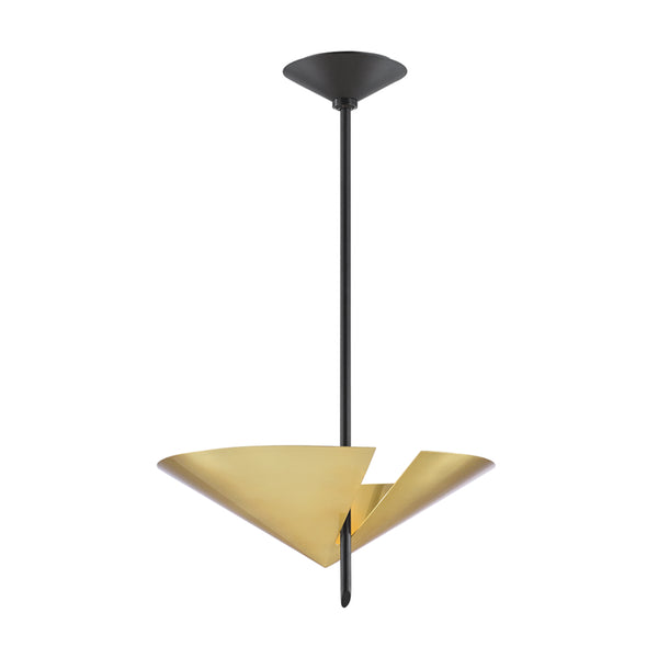 Hudson Valley - 9711-AGB/BK - Two Light Pendant - Equilibrium - Aged Brass/Black from Lighting & Bulbs Unlimited in Charlotte, NC