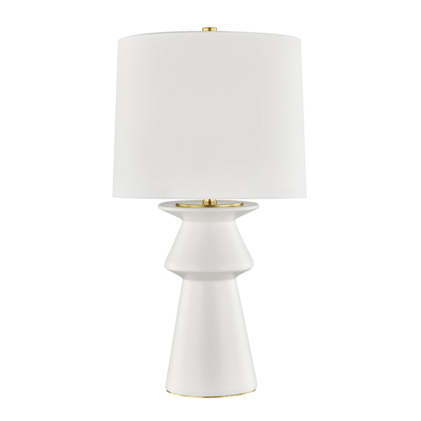 Hudson Valley - L1419-IV - One Light Table Lamp - Amagansett - Ivory from Lighting & Bulbs Unlimited in Charlotte, NC