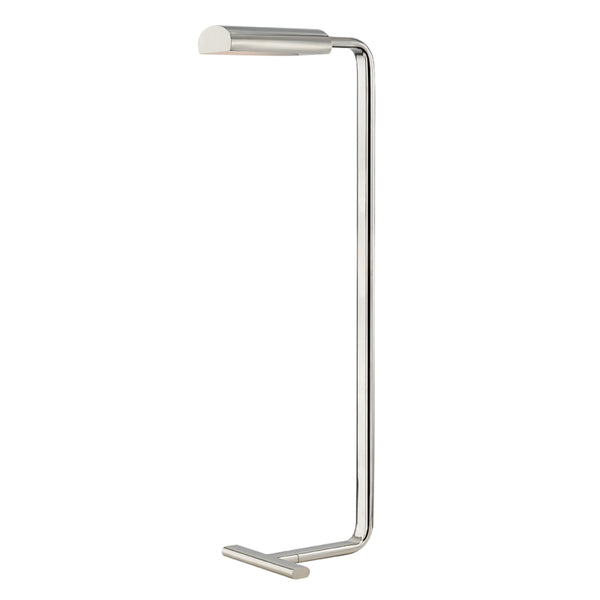 Hudson Valley - L1518-PN - One Light Floor Lamp - Renwick - Polished Nickel from Lighting & Bulbs Unlimited in Charlotte, NC