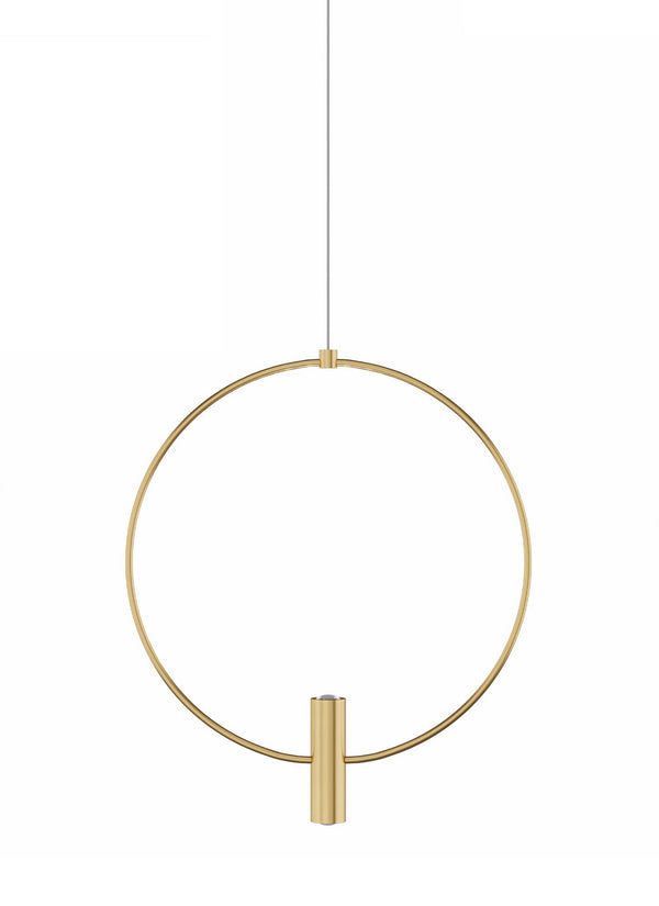 Visual Comfort Modern - 700FJLAY13NB-LED930 - LED Pendant - Layla - Natural Brass from Lighting & Bulbs Unlimited in Charlotte, NC