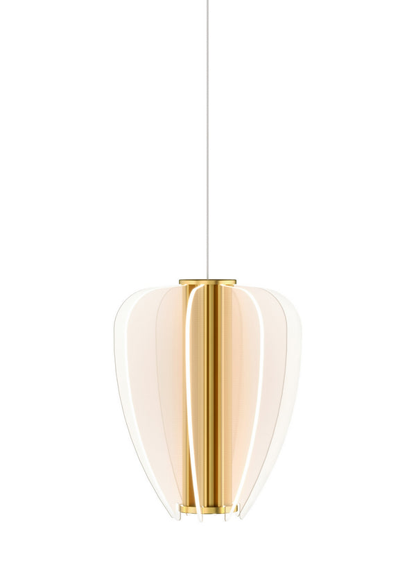 Visual Comfort Modern - 700FJNYRBR-LED930 - LED Pendant - Nyra - Plated Brass from Lighting & Bulbs Unlimited in Charlotte, NC