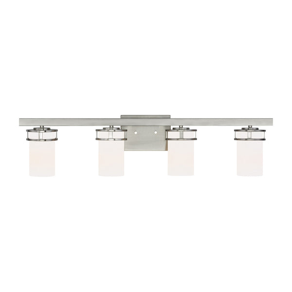 Generation Lighting - 4421604-962 - Four Light Wall / Bath - Robie - Brushed Nickel from Lighting & Bulbs Unlimited in Charlotte, NC