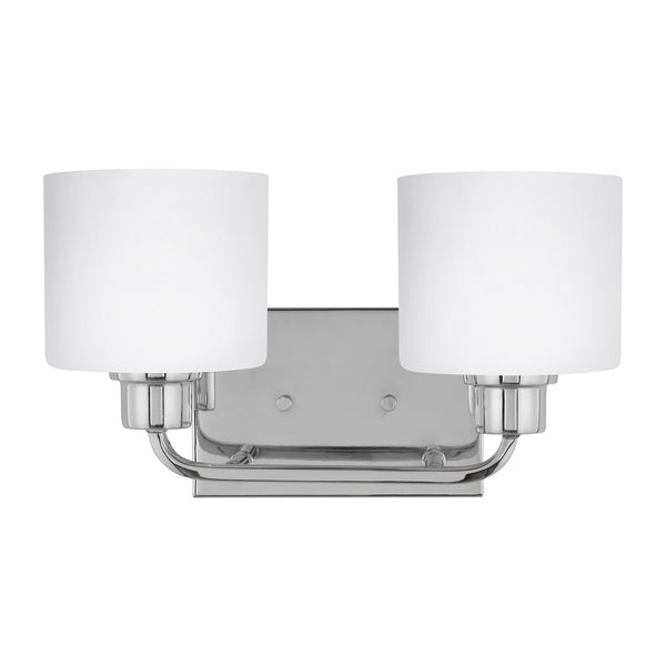 Generation Lighting - 4428802-05 - Two Light Wall / Bath - Canfield - Chrome from Lighting & Bulbs Unlimited in Charlotte, NC