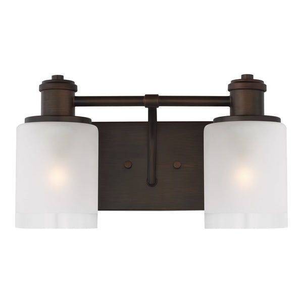Generation Lighting - 4439802-710 - Two Light Wall / Bath - Norwood - Bronze from Lighting & Bulbs Unlimited in Charlotte, NC