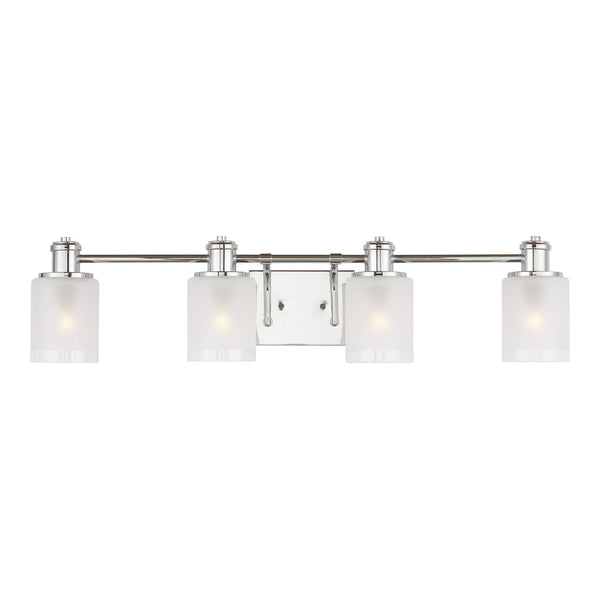 Generation Lighting - 4439804-05 - Four Light Wall / Bath - Norwood - Chrome from Lighting & Bulbs Unlimited in Charlotte, NC