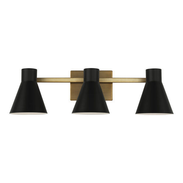 Generation Lighting - 4441303-848 - Three Light Wall / Bath - Towner - Satin Brass from Lighting & Bulbs Unlimited in Charlotte, NC