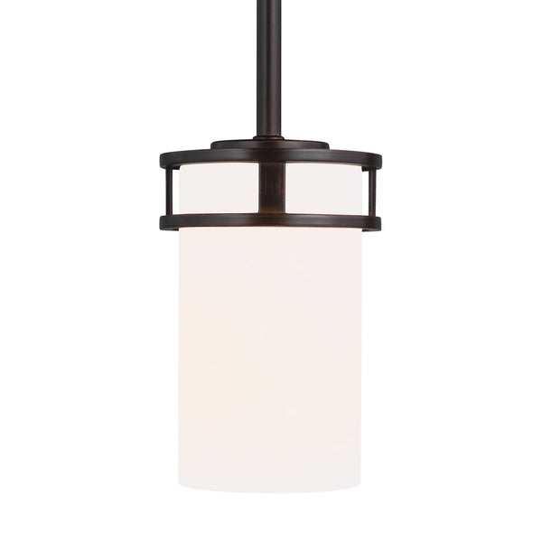 Generation Lighting - 6121601-710 - One Light Mini-Pendant - Robie - Bronze from Lighting & Bulbs Unlimited in Charlotte, NC