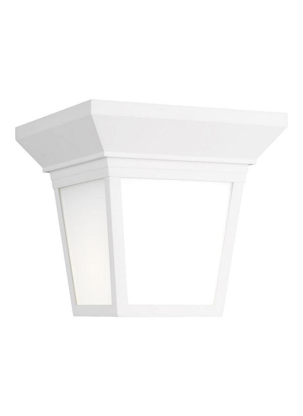Generation Lighting - 7546701EN3-15 - One Light Outdoor Flush Mount - Lavon - White from Lighting & Bulbs Unlimited in Charlotte, NC