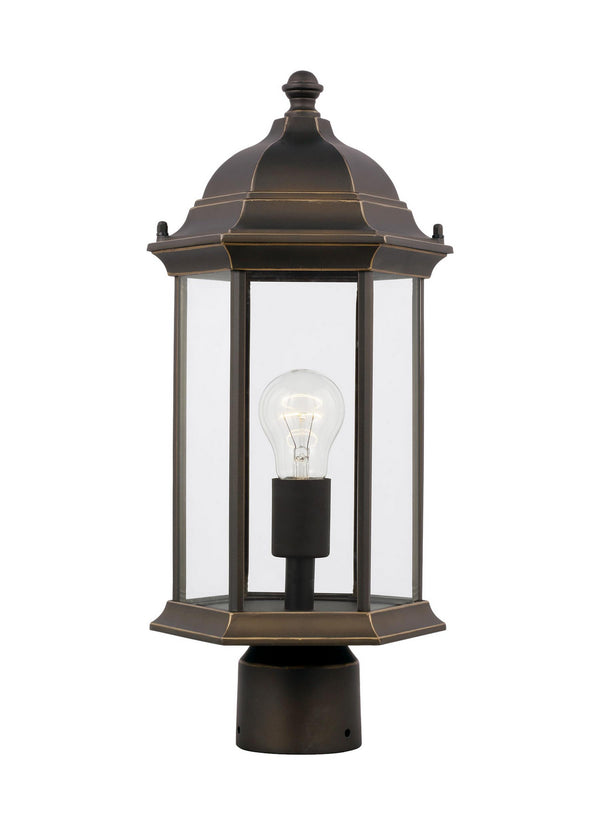 Generation Lighting - 8238601-71 - One Light Outdoor Post Lantern - Sevier - Antique Bronze from Lighting & Bulbs Unlimited in Charlotte, NC