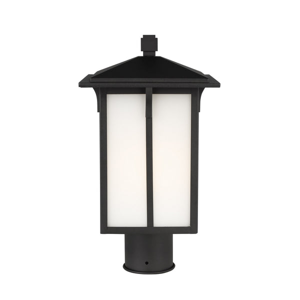Generation Lighting - 8252701-12 - One Light Outdoor Post Lantern - Tomek - Black from Lighting & Bulbs Unlimited in Charlotte, NC