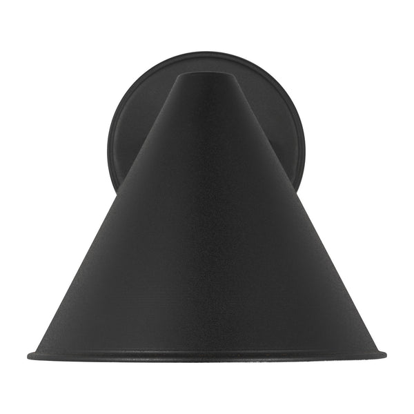 Generation Lighting - 8438501-12 - One Light Outdoor Wall Lantern - Crittenden - Black from Lighting & Bulbs Unlimited in Charlotte, NC