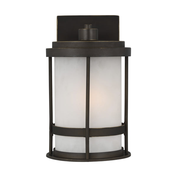 Generation Lighting - 8590901-71 - One Light Outdoor Wall Lantern - Wilburn - Antique Bronze from Lighting & Bulbs Unlimited in Charlotte, NC