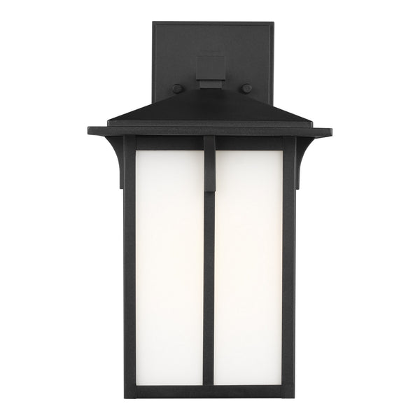 Generation Lighting - 8652701-12 - One Light Outdoor Wall Lantern - Tomek - Black from Lighting & Bulbs Unlimited in Charlotte, NC