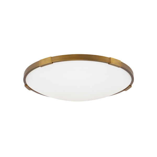 Visual Comfort Modern - 700FMLNC18A-LED930-277 - LED Flush Mount - Lance - Aged Brass from Lighting & Bulbs Unlimited in Charlotte, NC